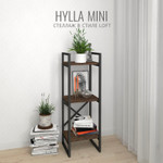 Стеллаж HYLLA MINI (103.5 / темно-коричневый / 34 / wenge)