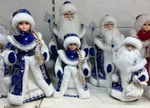 Новогодняя Фигура “Дед Мороз музыкальный”, синий, арт.DА12