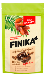 Финиковые конфеты / Кофейный трюфель / Finika / 100 г / Сибирский кедр