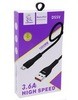 Кабель USB - Micro DENMEN D55V 2.4A (черный) 1м