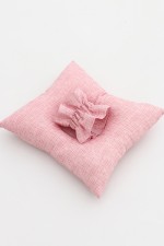 Подушка для кормления на манжете ПКР/розовая пудра