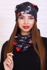 Женский комплект шапка и шарф 36129