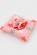Подушка для кормления на манжете арт. ПКР/звездочка -розовая