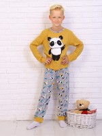 Пижама с брюками для мальчика Лапка