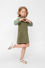 Платье для девочки Грета Зеленый