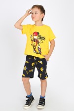 Костюм с шортами для мальчика Банан