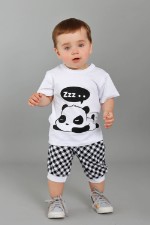 Детский костюм с шортами Панда