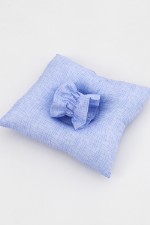 Подушка для кормления на манжете ПКР/голубой