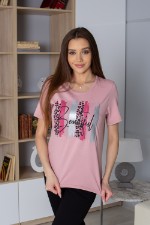 Женская футболка Beautiful-Пудра