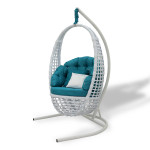 Подвесное кресло Кастриес (в белом цвете) - Белый - Ocean Oxford