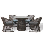 Обеденная группа из роупа Тиби - 4 персоны