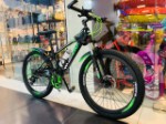Велосипед горный скоростной GROM G026 26” черный/зеленый