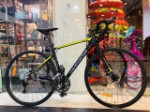 Шоссейный велосипед GROM LEXON GTRACK 700C 28” черный/салатовый