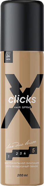 Лак для укладки волос X-CLICKS