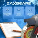 Электросамокат двухместный ZAXBOARD CityCoco Grand AQUA TEM-245