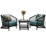 Балконная группа Пуччини (в цвете венге) - Венге - Без выбора - 2 персоны