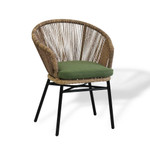 Кресло Паулина (в цвете индийское дерево) - Инд Дерево - Olefin Оливка