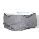 Чехол на комплект обеденный круглый Рим с логотипом Malacca - Darkgrey Oxford