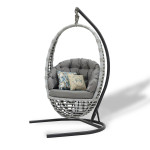 Подвесное кресло Кастриес (в цвете береза) - Берёза - Grey Oxford