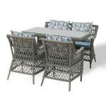 Обеденный комплект Гайс (в цвете серый Сицилия) - Серый Сицилия - Без выбора