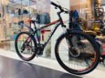 Велосипед горный скоростной SHUSTER 27.5” черный/оранжевый
