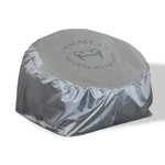 Чехол на кресло-папасан с логотипом Malacca - Darkgrey Oxford