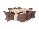 “Арбаро С” обеденная группа садовая, цвет коричневый