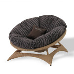 Кресло-шезлонг Мальта (в цвете индийское дерево) - Инд Дерево