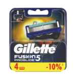 Сменные кассеты для бритья GILLETTE Fusion Proglide 4 шт