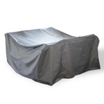 Чехол на комплект обеденный Палермо с логотипом Malacca - Darkgrey Oxford