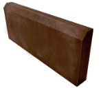 Бордюр полимерпесчаный 500х50х200 - коричневый